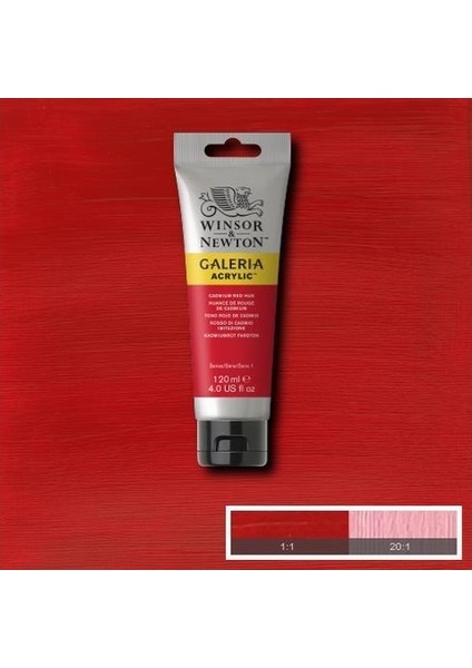 Galeria Akrilik Boya 120 Ml. 095 Cadmium Red Hue