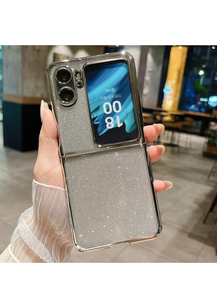 Oppo Find N2 Flip Için Darbeye Dayanıklı Telefon Kılıfı - Gümüş (Yurt Dışından) fiyatları