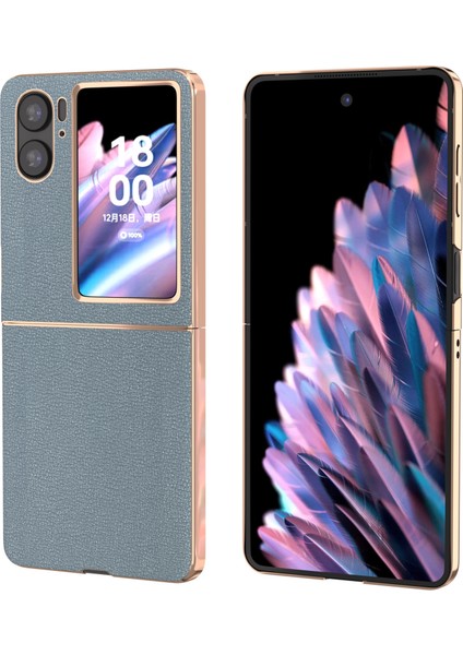 Oppo Find N2 Flip Için Darbeye Dayanıklı Telefon Kılıfı - Mavi (Yurt Dışından)