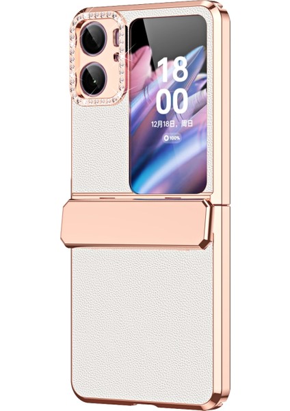 Oppo Find N2 Flip Için Darbeye Dayanıklı Telefon Kılıfı - Beyaz (Yurt Dışından) fiyatları