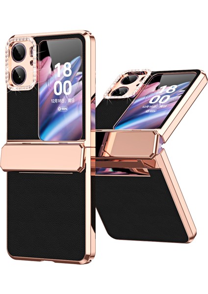 Oppo Find N2 Flip Için Darbeye Dayanıklı Telefon Kılıfı - Siyah (Yurt Dışından)