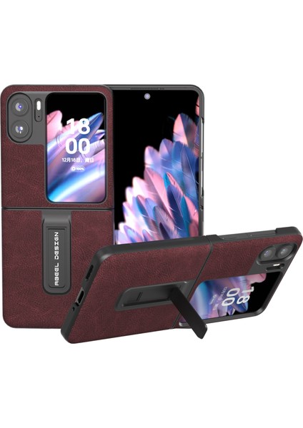 Oppo Find N2 Flip Için Darbeye Dayanıklı Telefon Kılıfı - Mor (Yurt Dışından)