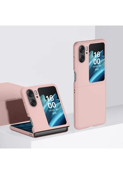 Plz Shop Oppo Find N2 Flip Için Darbeye Dayanıklı Telefon Kılıfı - Pembe (Yurt Dışından)