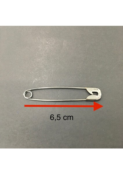 Karan Tuhafiye Çengelli Iğne 12 Li Set 6,5 cm