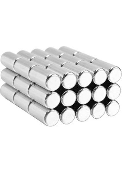 Magnet Mıknatıs 10 Adet 20 x 5 mm Yuvarlak Güçlü Neodyum Mıknatıs Çap 20 mm Kalınlık 5 mm