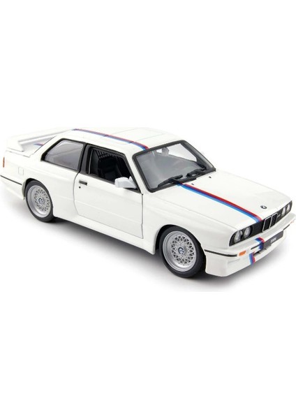 Bmw M3 (E30) 1988 Kırmızı - 1:24 Ölçekli Pres Döküm Model Araba