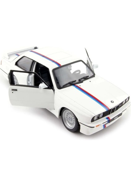 Bmw M3 (E30) 1988 Kırmızı - 1:24 Ölçekli Pres Döküm Model Araba