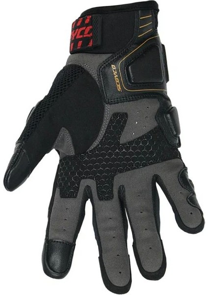 Motosiklet Eldiveni Karbon Fiber Koruma Deri Microfiber Kumaş Motor Eldiven fiyatları