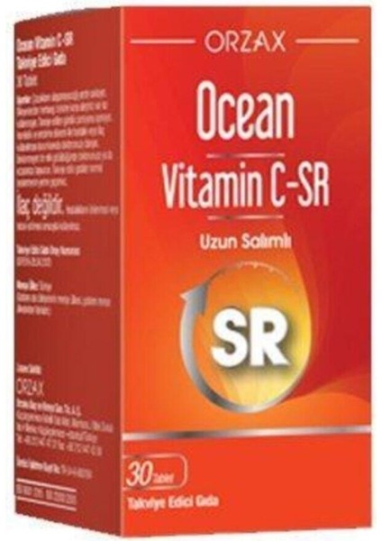 Ocean Vitamin C Sr 500 Mg 30 Tablet