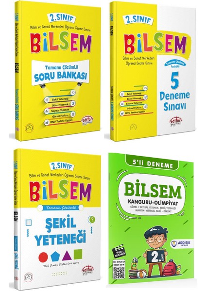 Editör Yayınları 2. Sınıf Bilsem Set