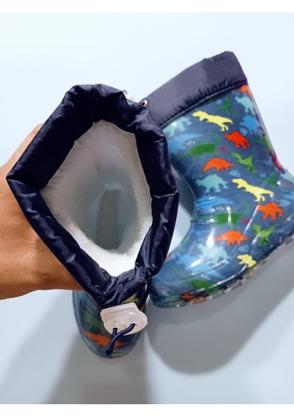 Çocuk Çizme Yağmur ve Kar Botu Soğuk Geçirmez Kürklü fırsatları