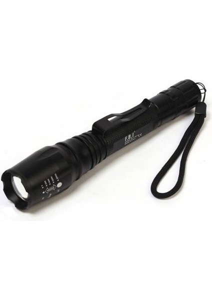 F.B.I F-9010 20W LED Su Geçirmez Taktik Aparatlı Şarjlı Tüfek Feneri