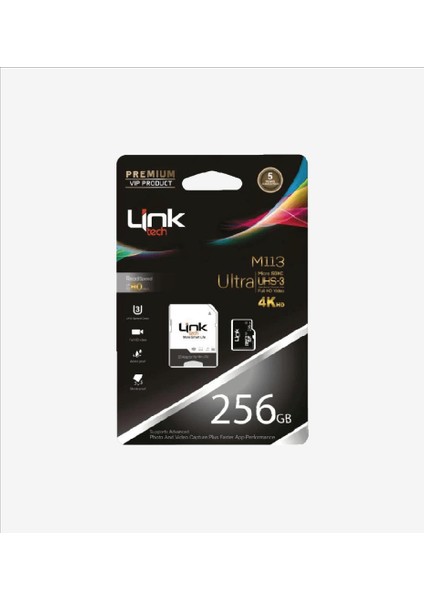M113 Premium 80MB/S Micro Sd Ultra 256 GB Hafıza Kartı