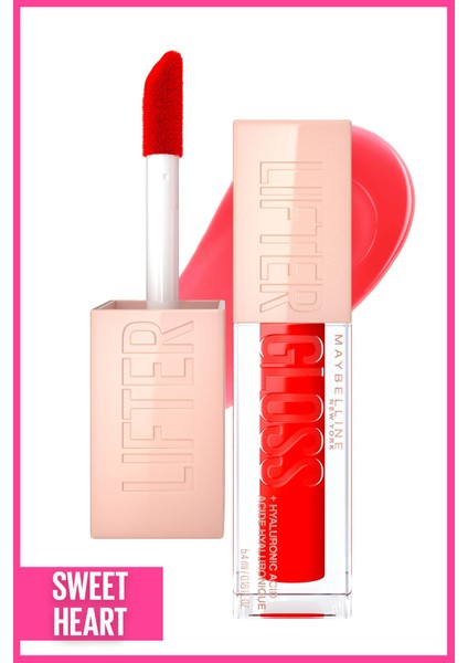 Lifter Gloss Nemlendirici Dudak Parlatıcısı - 23 Sweetheart & Maybelline Mini Matte Ink