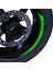 Floresan Yeşil Moto Gp Iç Jant Şeridi Sticker Çınar Extreme 3