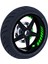 Gp Racing Floresan Yeşil Iç Jant Şeridi Sticker Çınar Extreme 1