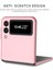 Galaxy Z Flip 3 5g Için Kılıf, Samsung Galaxy Z Flip 3 5g ile Uyumlu, Ince, Sert, Polikarbonat, Darbelere Dayanıklı, Çıtçıtlı Halkalı Kılıf, Pembe (Yurt Dışından) 3