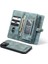 iPhone 13PRO Max ile Uyumlu Cüzdan Kılıf Kart Tutuculu Kapak Deri Flip Retro 2'si 1 Arada Ayrılabilir Manyetik Fermuarlı Cebi Ince Telefon Kılıfları 6.7'' (Mavi) (Yurt Dışından) 1