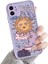 iPhone 12PRO ile Uyumlu Maxcase For Clear Frosted Pc Back 3D Sun Moon Cartoons Girls Woman And Soft Tpu Bumper Silicone Slim Case For iPhone 12PRO Max-Purple (Yurt Dışından) 1