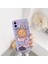 iPhone 12PRO ile Uyumlu Maxcase For Clear Frosted Pc Back 3D Sun Moon Cartoons Girls Woman And Soft Tpu Bumper Silicone Slim Case For iPhone 12PRO Max-Purple (Yurt Dışından) 2