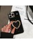 iPhone 12 Pro Max ile Uyumlu Kızlar Için Kılıf Kadın Sevimli Glitter Rhinestones Kaplama Kılıf ve Kalp Katlama Standı Tutacağı Sert Pc Geri iPhone 12 Pro Max 6.7" Için Yumuşak Tpu (Yurt Dışından) 4