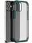 Ba?vurmak iphone 12 Pro Max Tpu+Pc Lazer Silikon Kılıf - Yeşil (Yurt Dışından) 2