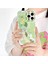 Kızlar Kadınlar Yaratıcı Zarif Taze Çiçek Çiçek Teması iPhone Için Yumuşak Tpu Silikon Kauçuk Telefon Kılıfı, Yeşil Çiçek Şeffaf Küçük Top Bilezik Kayış Zinciri Telefon Kapağı - Ip (Yurt Dışından) 2