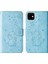 iPhone 12 Mini Telefon Kılıfı, Kart Yuvalı Güzel Fil Aşk Kalp Karikatür Deseni, Katlanır Stand, Manyetik Kapak Kapağı, iPhone 12 Mini (5.4 Inç) ile Uyumlu -Mavi (Yurt Dışından) 1