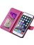 iPhone 7/8/se 2020 Telefon Kılıfı, Kart Yuvalı Güzel Fil Aşk Kalp Karikatür Deseni, Katlanır Stand, Manyetik Kapaklı Kapak, iPhone 7/8/se 2020-KIRMIZI ile Uyumlu (Yurt Dışından) 4