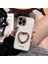 iPhone 12 Pro Max ile Uyumlu Kızlar Için Kılıf Kadın Sevimli Glitter Rhinestones Kaplama Kılıf ve Kalp Katlanır Stand Tutacağı Sert Pc Geri iPhone 12 Pro Max Için Yumuşak Tpu Tampo (Yurt Dışından) 4