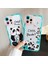 iPhone 13 Pro Max Şeffaf Kılıf ile Uyumlu Kadın Kızlar Sevimli Panda Kılıfı Kamera Lens Koruması Yumuşak Silikon Harfler iPhone 13 Pro Max Için Hayvan Kılıfları 5g 6.7 Inç -- Küçük (Yurt Dışından) 2