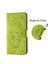 iPhone 12 Mini Telefon Kılıfı, Kart Yuvalı Güzel Fil Aşk Kalp Karikatür Deseni, Katlanır Stand, Manyetik Kapak Kapağı, iPhone 12 Mini (5,4 Inç) ile Uyumlu - Yeşil (Yurt Dışından) 4