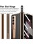 For Compatible With Samsung Galaxy Z Fold 3 Shockproof Hinge Protection Hd Tempered Glass Screen Protector Pu Leather Hard Pc Frame Full Coverage Cover With S Pen Stand Z Fold 3 - (Yurt Dışından) 2