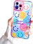 Sevimli Gülümseme Yüz Telefon Kılıfı iPhone ile Uyumlu 11 Pro Max Lens Koruma Darbeye Dayanıklı Moda Yumuşak Tpu Temizle Gülen Kapak Kılıf Kadınlar Için Kız Renkli (Yurt Dışından) 1