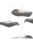 Jolie 4'lü Yuvarlak 3 Renkli 39 Watt Gold Kristal Ledli Modern Oturma Odası Salon Sarkıt Avize 4