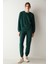 Yeşil Oversize Basic Sweatshirt 1