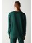 Yeşil Oversize Basic Sweatshirt 5