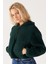 All Terrain Gear Regular Fit Kapüşonlu Yarım Fermuarlı Yeşil Sherpa Sweatshirt 3