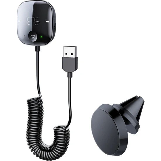 Plz Shop S-25 Araba Bluetooth 5.0 Mp3 Alıcı Fm Müzik Oyuncusu - Siyah (Yurt Dışından)