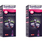 Sambucol Kids 120 ml 2 Adet Sıvı Şurup C Vitamini ve Çinko İçeren 11 Yaş Üstü Kullanıma Uygun