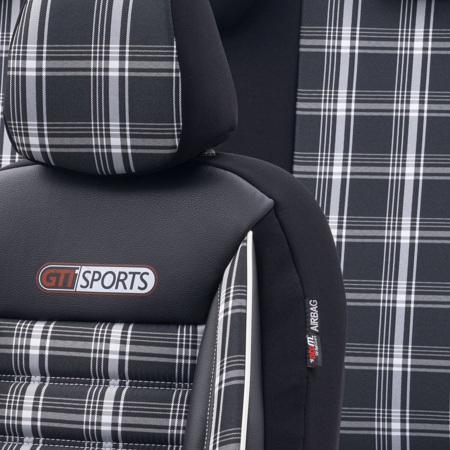 Otom GTI Sports Series Hafif Ticari Oto Koltuk Kılıfı Beyaz Fiyatı