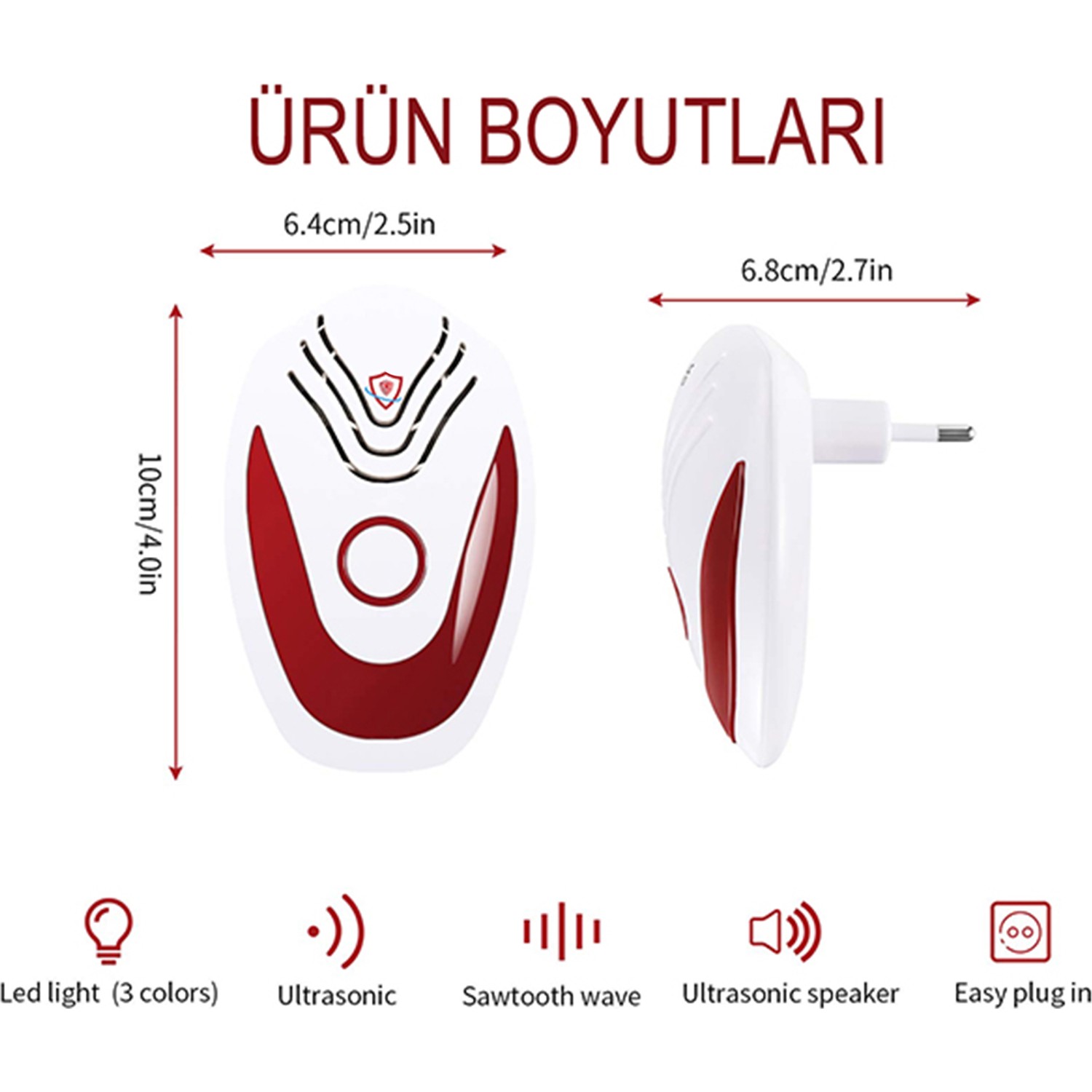 Ecopest Fare Ve Hasere Kovucu Ultrasonik Cihaz 120 M2 Etkili Fiyati Ecopest Fare Ve Hasere Kovucu Ultrasonik Cihaz 120 M2 Etkili Fiyati