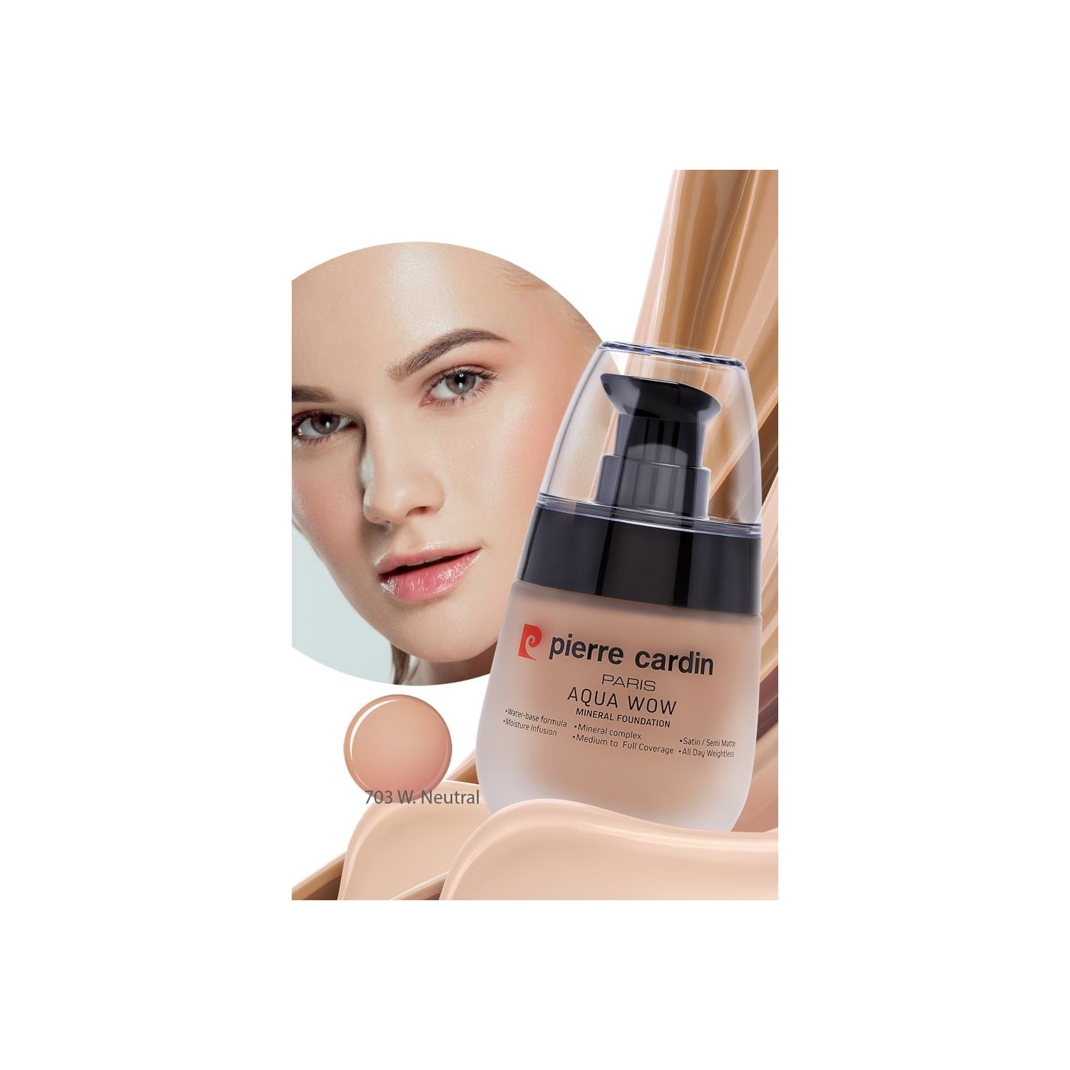 Flormar Perfect Coverage Yoğun Kapatıcı Su Bazlı Fondöten(SOĞUK ALT TON)  -105 Porcelain Ivory -8682536058223 Fiyatı, Yorumları - Trendyol