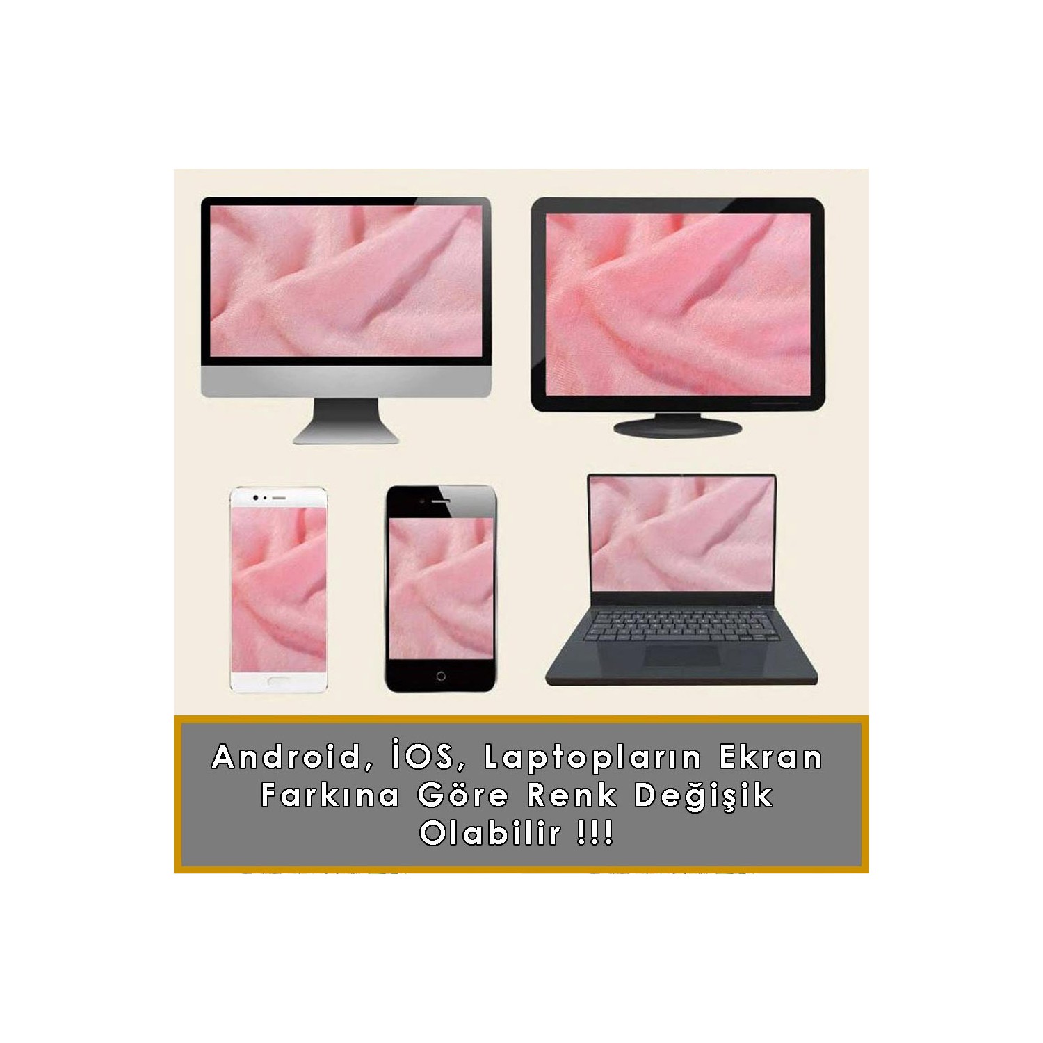 İhsan Trade Süet Sandalye Kılıfı. 6 Li Set. Açık Bej Rengi