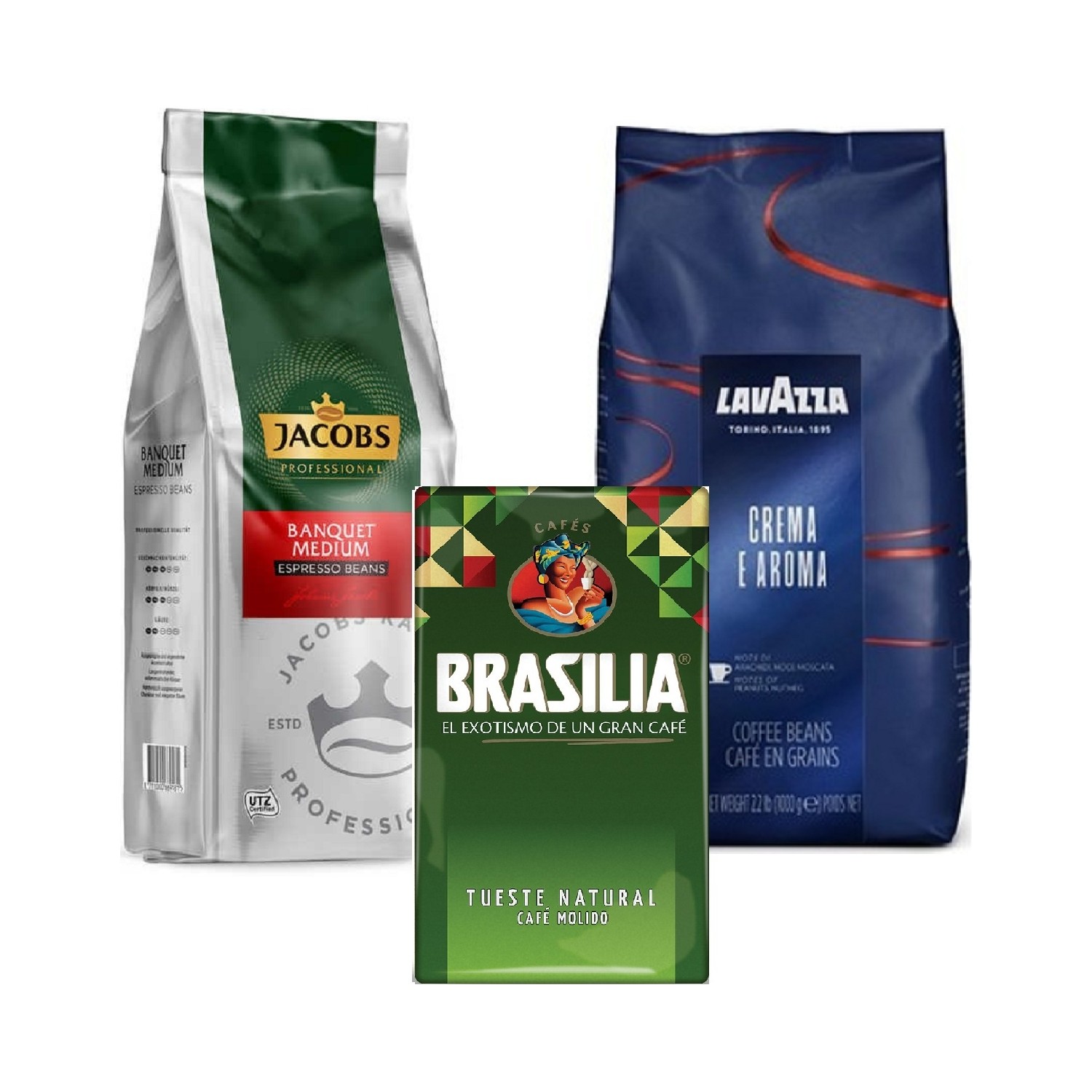 Lavazza Crema E Aroma Çekirdek Kahve 1 kg + Jacobs Banquet Fiyatı