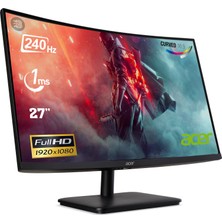 Acer Nitro ED270X 27” 240Hz 1ms (HDMI+Display) Adaptive-Sync Full HD Curved Monitör UM.HE0EE.X01