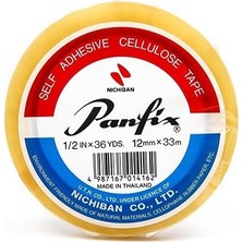 Panfix İnce Şeffaf Bant 12mm X 33mt 12'li