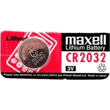 Maxell Cr2032 Lityum Hafıza Pili 10'Lu