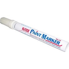 Alteco Yuvarlak Uçlu Marker Kalem Beyaz