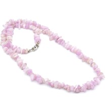 Murty99 Doğal Kırık Taş Kunzit Taşı Kolye